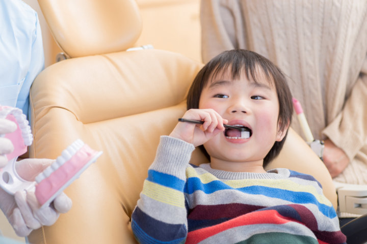 子どもの虫歯を予防するためのブラッシング指導